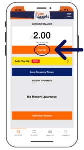 Tyne Tunnels Pre-paid App