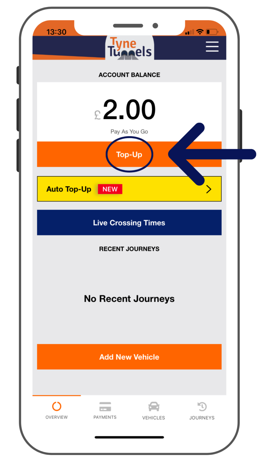 Tyne Tunnels App Update Auto Topup (and howto guide) Tyne Tunnel 2